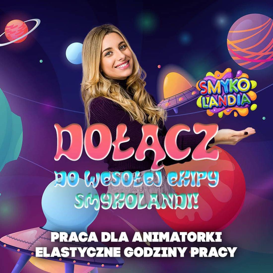 Praca dla animatorki - Dołącz do naszej SmykoEkipy!