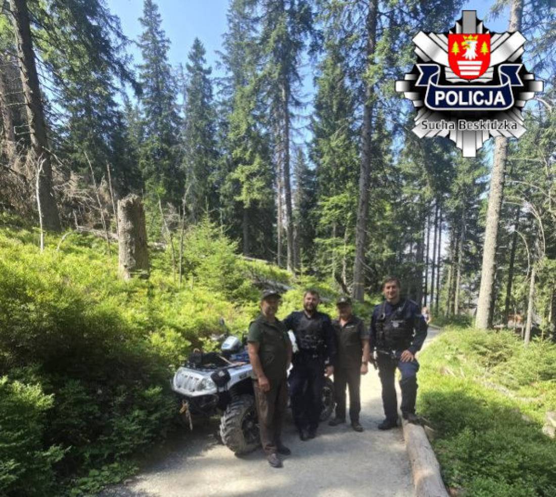 Policjanci i strażnicy Babiogórskiego Parku Narodowego wspólnie patrolowali szlaki.