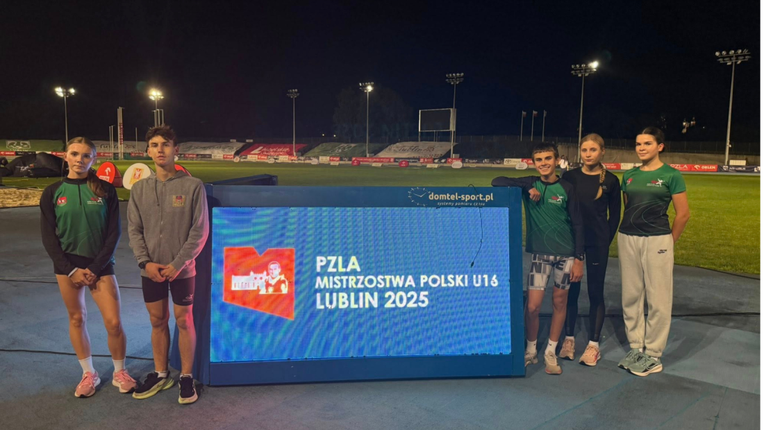 Młodzi lekkoatleci SKL Sucha Beskidzka z rekordem na Mistrzostwach Polski.