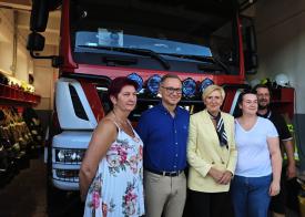 Były prezydent Andrzej Duda z wizytą w OSP Maków Dolny.