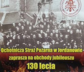 OSP Jordanów jutro świętować będzie 130 lat istnienia