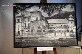Mały Wawel w artystycznej interpretacji Maksymiliana Dyducha.