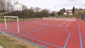 W gminie Budzów powstało kolejne wielofunkcyjne boisko sportowe