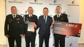OSP Jordanów nagrodzona na Gali Strażackiej Województwa Małopolskiego.