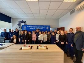 Święto Pracowników Cywilnych Policji w Suchej Beskidzkiej.