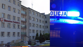 Mężczyzna oblał się nieznaną substancją w urzędzie. Szybka reakcja służb!