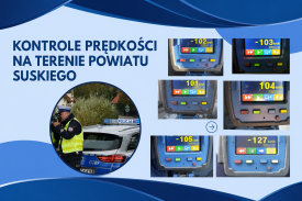 Sześciu kierowców straciło prawa jazdy. Policyjna akcja na drogach powiatu suskiego.