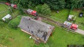 STRYSZAWA: Zapalił się dom jednorodzinny