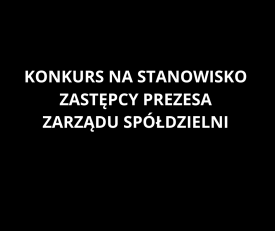 KONKURS NA STANOWISKO ZASTĘPCY PREZESA ZARZĄDU RSML-W w Rabce-Zdroju.