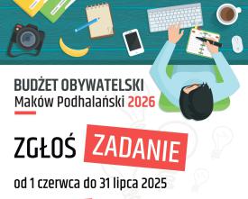 Maków Podhalański: Trwa nabór projektów do Budżetu Obywatelskiego 2026!
