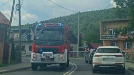 Pożar traw w Juszczynie – interweniowała straż pożarna.