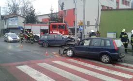 Sucha Beskidzka: Wypadek na skrzyżowaniu