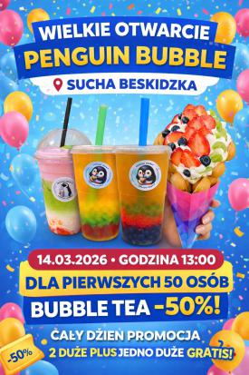 Wielkie Otwarcie Penguin Bubble w Suchej Beskidzkiej  !