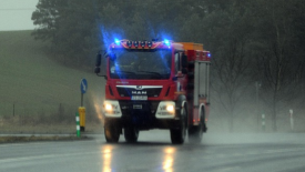 Maków Podhalański. Pożar pompy ciepła w domu jednorodzinnym. Jedna osoba poszkodowana.