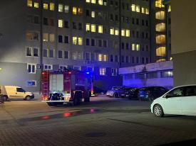 Strażacy interweniowali w szpitalu w Suchej Beskidzkiej. 