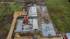 Wadowice: budowa Zakładu Opiekuńczo-Leczniczego postępuje w szybkim tempie.