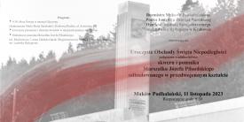  Odsłonięcie pomnika Marszałka Józefa Piłsudskiego.
