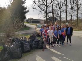 Jordanów: Wspólnymi siłami sprzątali śmieci