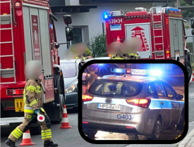 Pijany i bez prawa jazdy spowodował kolizję w Stryszawie. Kierowca z Ukrainy zatrzymany.
