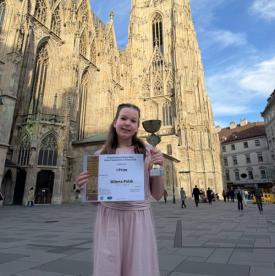 Milena Polak triumfuje w Wiedniu! Pierwsze miejsce dla młodej skrzypaczki z Kojszówki!