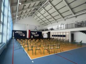 Nowa sala gimnastyczna w Szkole Podstawowej w Śleszowicach. Inwestycja w nowoczesną edukację i sport.