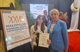 Uczennica ZS im. Witosa w Suchej Beskidzkiej wśród najlepszych młodych cukierników.