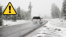 Uwaga kierowcy i piesi! Marznące opady w regionie.