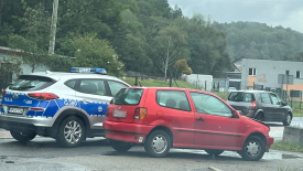Pijany kierowca spowodował kolizję w Suchej Beskidzkiej !