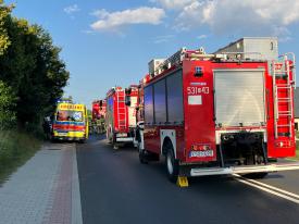 Zderzenie kilku pojazdów w Makowie Podhalańskim!
