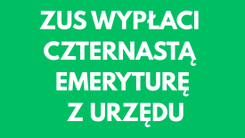 Czternasta emerytura bez wniosku.
