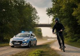Policyjny pościg za 16-latkiem na hulajnodze elektrycznej!