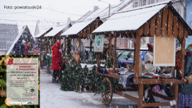 Świąteczny klimat w Jordanowie! Bożonarodzeniowy Kiermasz już 21 grudnia.