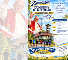 XXI Gminny Bieg Papieski już 16 października w Wieprzcu.