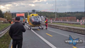 Druhowie z OSP Juszczyn Polany okazali bohaterstwo na autostradzie A4.