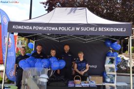  Piknik profilaktyczny „Bezpieczne Wakacje 2024” Sucha Beskidzka (foto). 