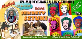 XV MIĘDZYGIMNAZJALNY TURNIEJ WIEDZY O SZTUCE „SEKRETY SZTUKI”