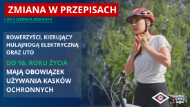 Obowiązkowe kaski dla dzieci i młodzieży. Dzisiaj wchodzą w życie nowe przepisy.