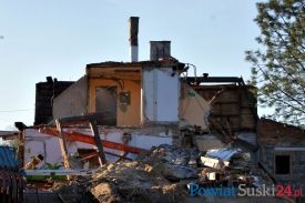 Stryszawa: Gminny Ośrodek Kultury w trakcie rozbiórki