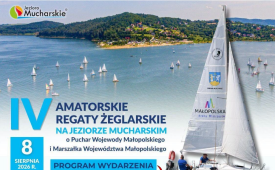 Żagle, sportowe emocje i dobra zabawa nad Jeziorem Mucharskim. IV Amatorskie Regaty już 8 sierpnia!
