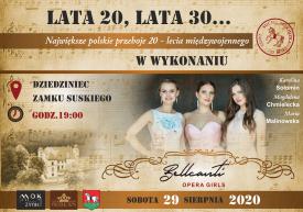 Sucha Beskidzka: Koncert zespołu Bellcanti na dziedzińcu zamkowym