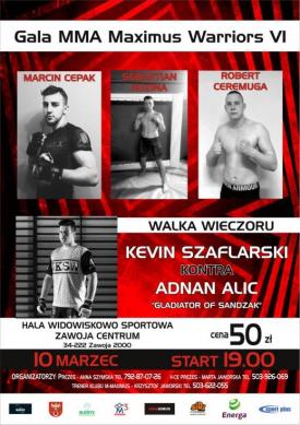 Zawoja: Gala MMA Maximus Warriors VI