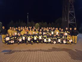 Zakończenie szkolenia podstawowego strażaków OSP w powiecie suskim.