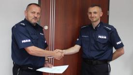 st.asp. Wojciech Copija został rzecznikiem prasowym suskiej policji
