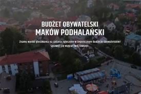 Maków Podhalański: Wyniki głosowania na Budżet Obywatelski. 
