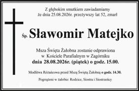 NEKROLOG  - Sławomir Matejko.