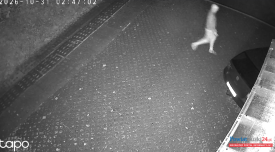 Mieszkańcy, zachowajcie ostrożność! Nocne nagranie z Suchej Beskidzkiej.