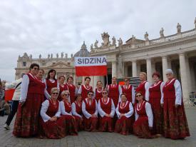 Jubileusz 25-lecia „Sidzinianek” uczczony pielgrzymką do Watykanu.