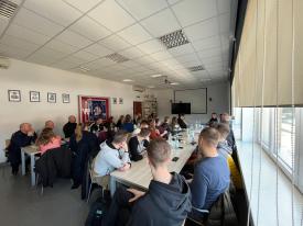 Szkolenie o przeciwdziałaniu mobbingowi w KPP Sucha Beskidzka. 