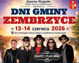 Dni Gminy Zembrzyce 2026 nadchodzą! Muzyczne gwiazdy, atrakcje dla całych rodzin i wyjątkowe święto gminy.