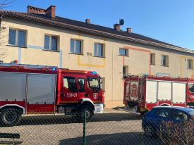 Interwencja Straży Pożarnej w Budzowie. 